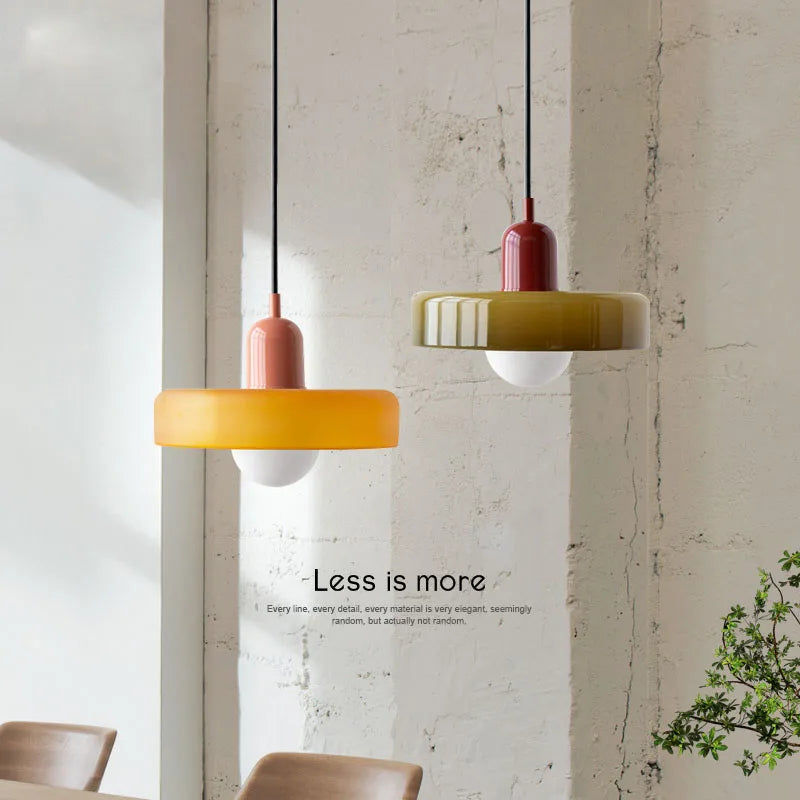 Lampe Suspendue Nordic Retro Glass