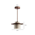 Suspension lumineuse en pierre -  44
