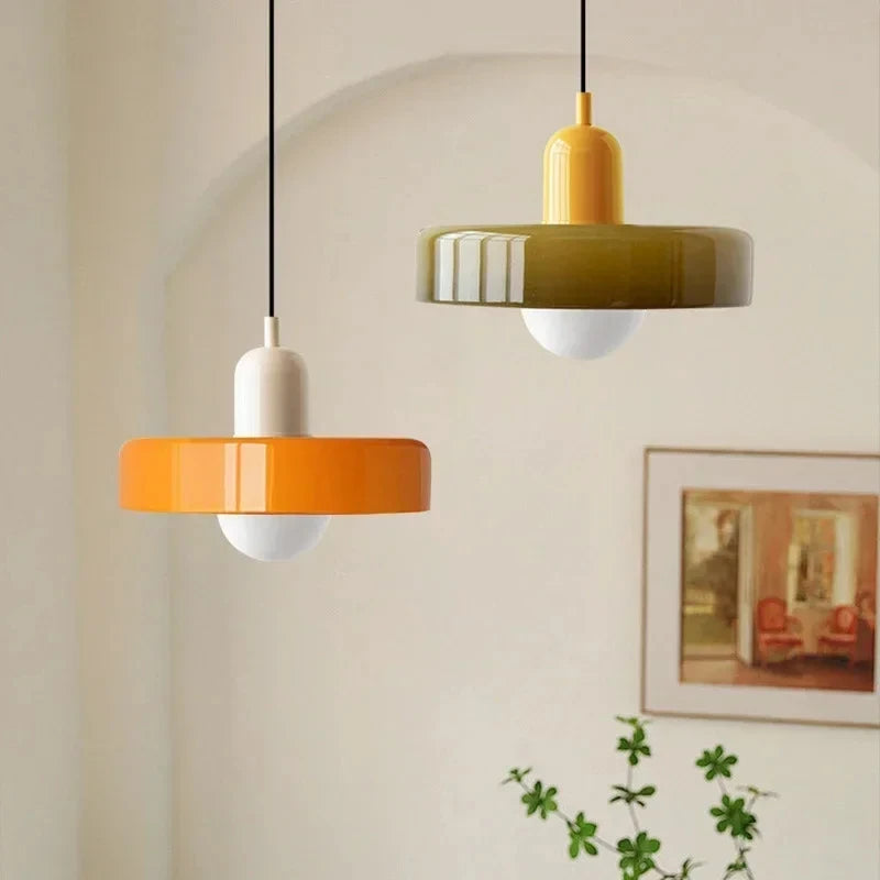 Lampe Suspendue Nordic Retro Glass