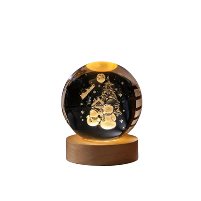 Projecteur Galaxie LED 3D Boule Cristal Saturne, Déco Chambre
