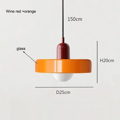 Lampe Suspendue Nordic Retro Glass