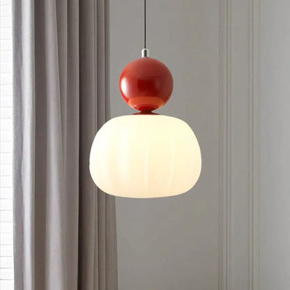 Scout Cremefarbene Art-Deco-Hängelampe 