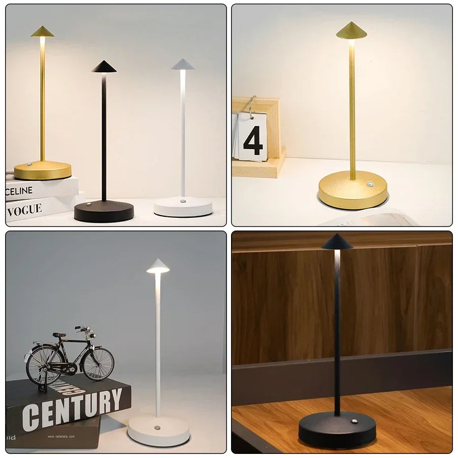 Lampe de table LED - Porte-chapeaux