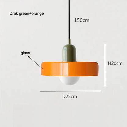 Lampe Suspendue Nordic Retro Glass