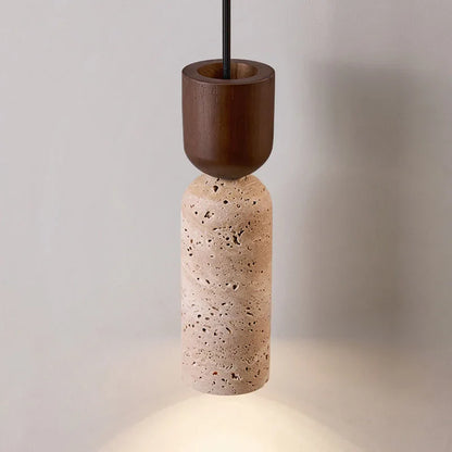 Suspension lumineuse en pierre -  41