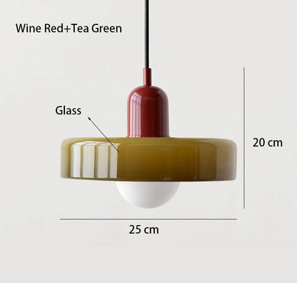Lampe Suspendue Nordic Retro Glass