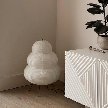 Lampe de Table LED en Papier de Riz