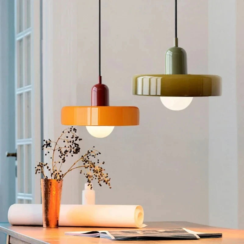Lampe Suspendue Nordic Retro Glass