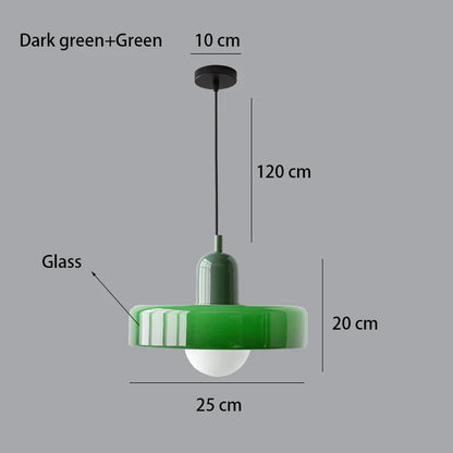 Lampe Suspendue Nordic Retro Glass