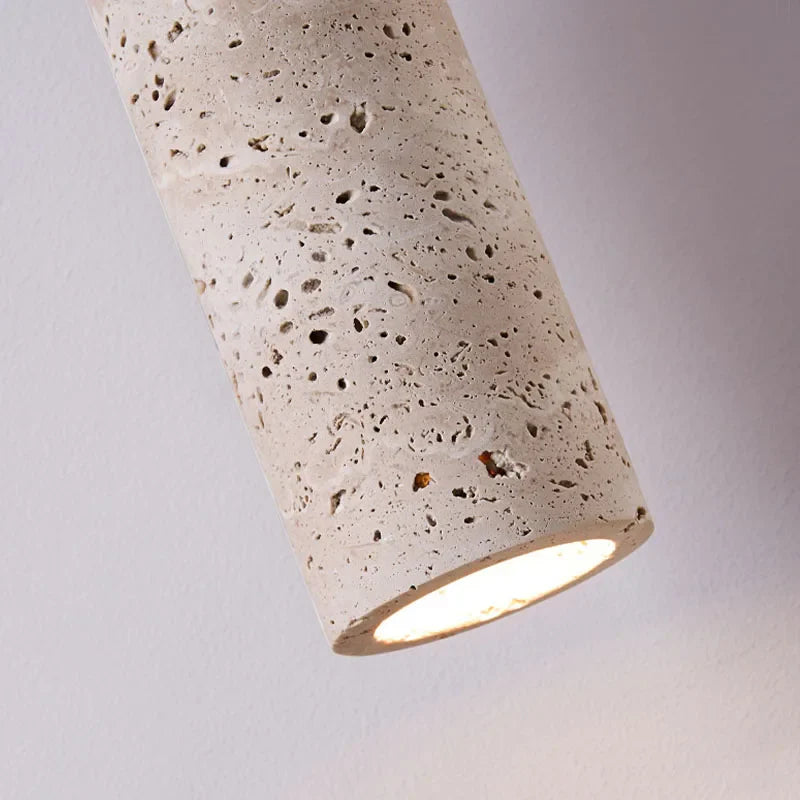 Suspension lumineuse en pierre -  41