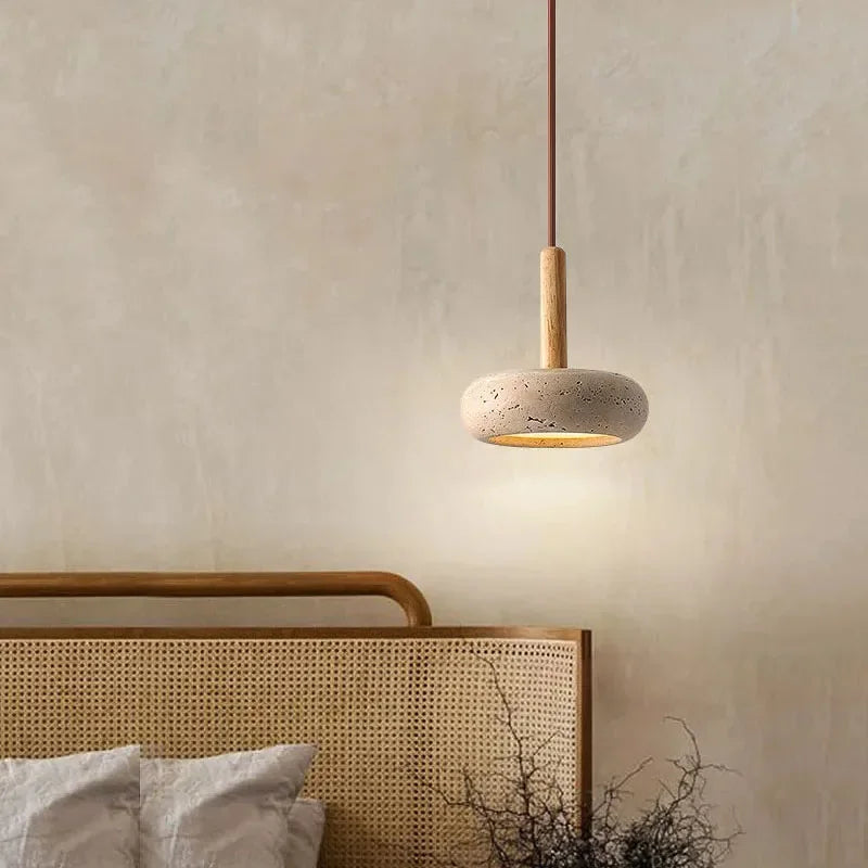 Suspendue Circulaire en Pierre Naturelle