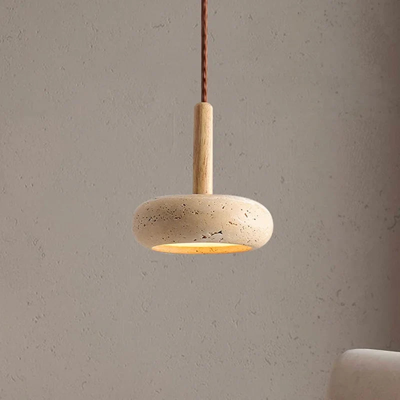 Suspendue Circulaire en Pierre Naturelle