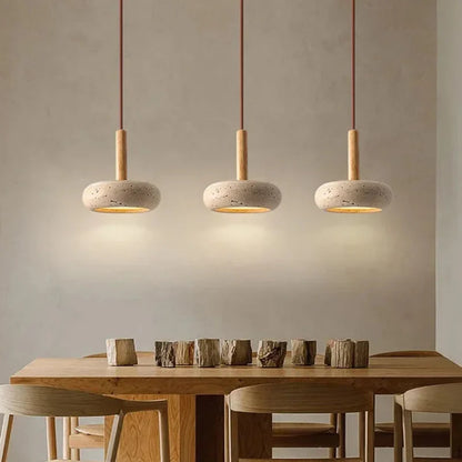 Suspension Circulaire en Pierre Naturelle