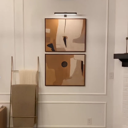 Kabellose Wandleuchte für Kunstwerke