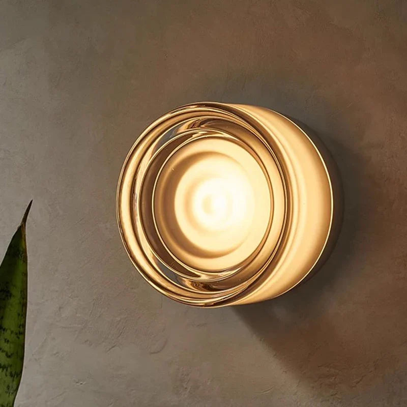 Lampe Murale Ronde en Verre