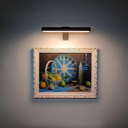 Kabellose Wandleuchte für Kunstwerke