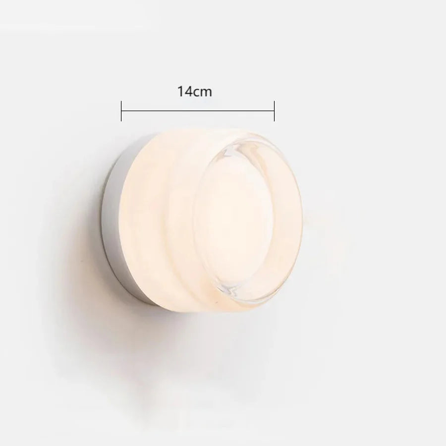 Lampe Murale Ronde en Verre