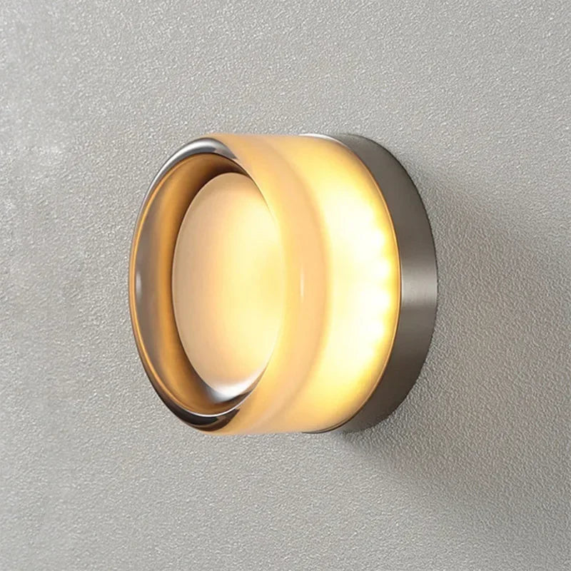 Lampe Murale Ronde en Verre